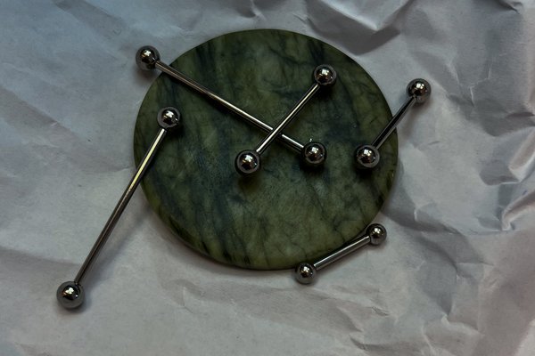 Titanium piercing sieraden