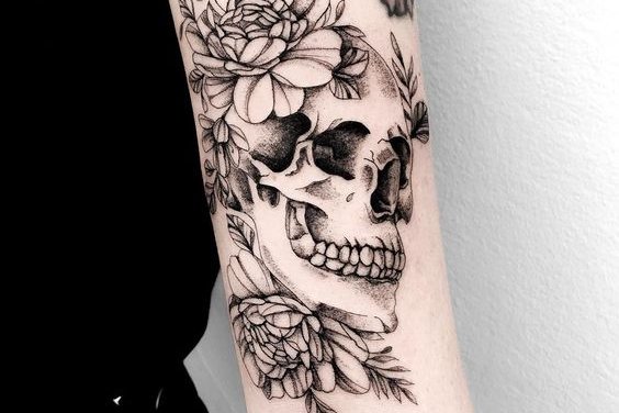 Schedel Tatoeage