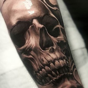 Schedel Tatoeage