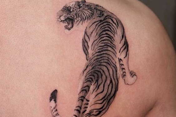 Tijger tattoo