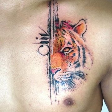 Tijger tattoo