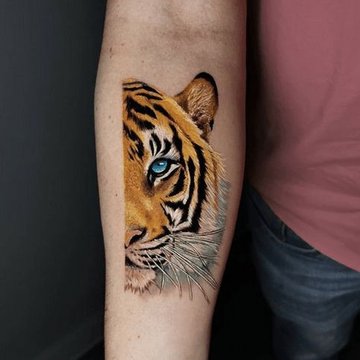 Tijger tattoo