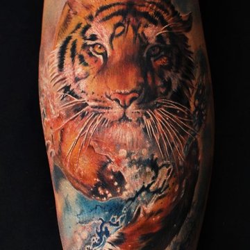 Tijger tattoo