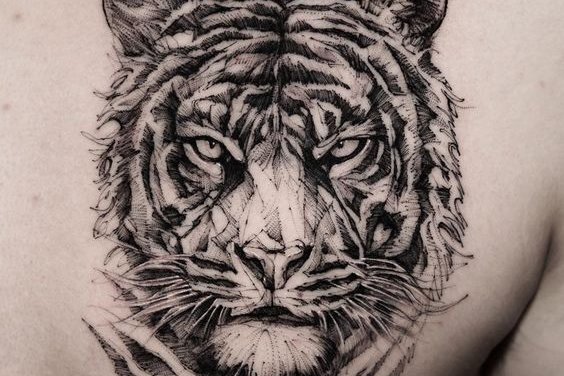 Tijger tattoo
