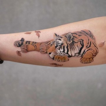 Tijger tattoo