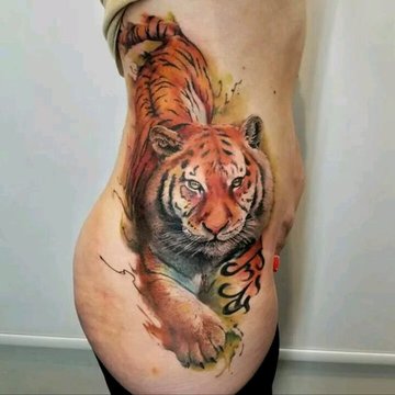 Tijger tattoo