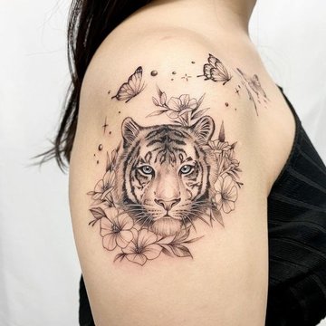 Tijger tattoo